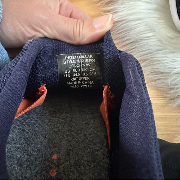 Peter Millar Hyperlight Glide Knit Sneakers Size 11.5 - Picture 11 of 12